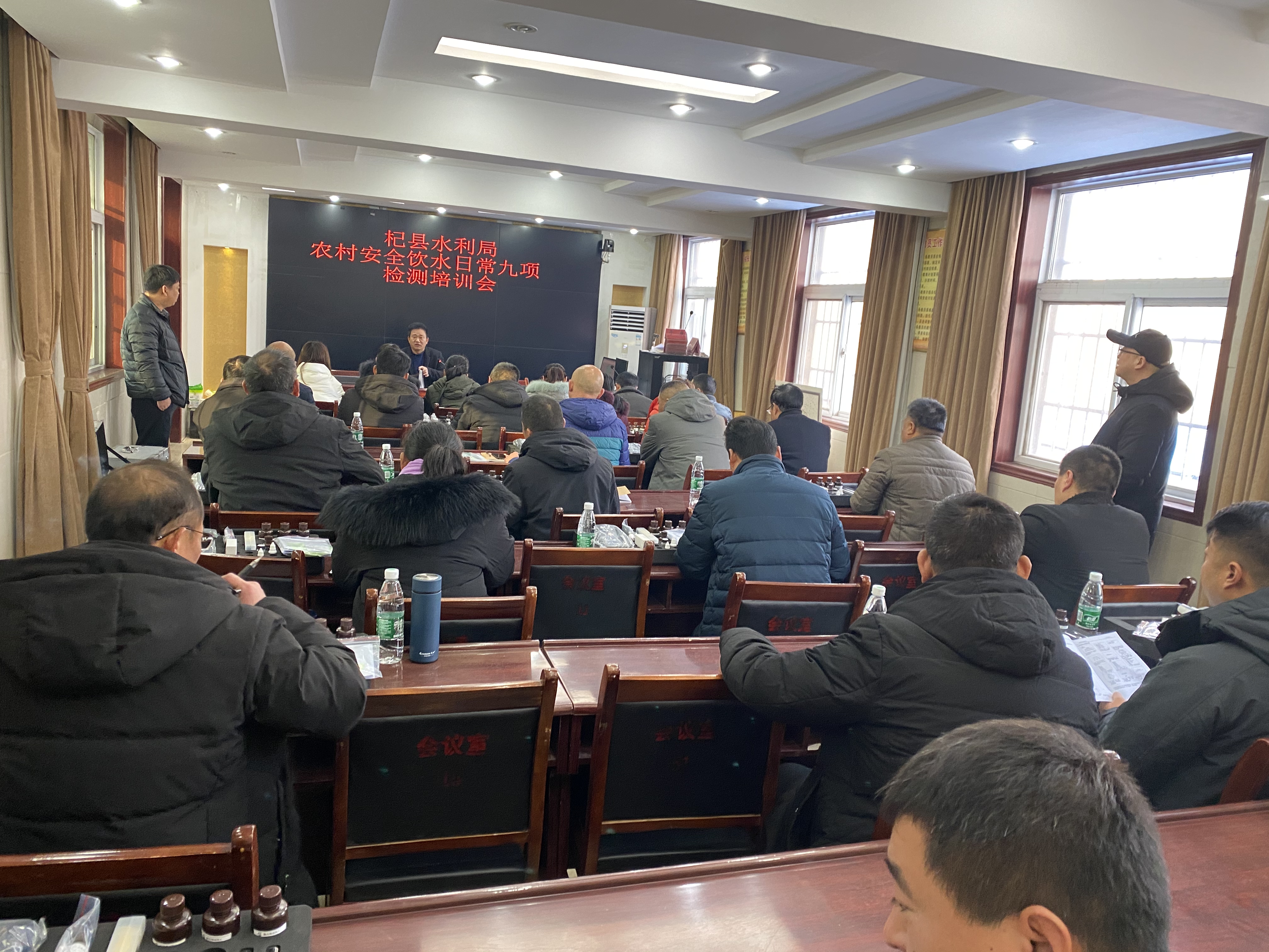 杞縣水利局領(lǐng)導對此次培訓會議發(fā)表講話